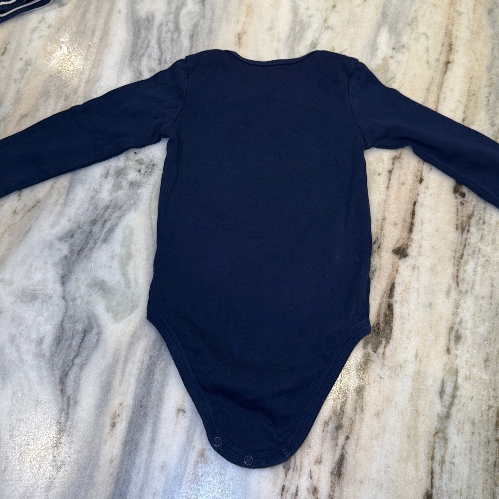 Carter's Navy Bodysuit with Colorful 'Best Little Bro Ever' Print - Picture 6 of 6